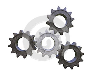 Metal cogwheels