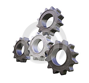 Metal cogwheels