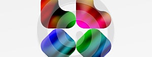 Metal colorful plates background. Vector Illustration For Wallpaper, Banner, Background, Card, Book Illustration