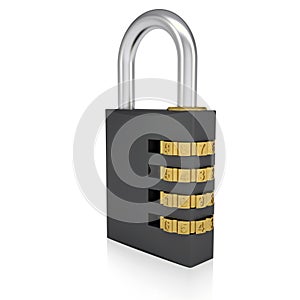 Metal combination lock