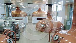 Metal and copper canisters in a distillery unit