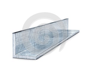 Metal corner isolated on a white background. 3d rendering