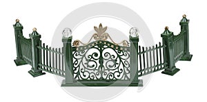 Metal Curved Fence