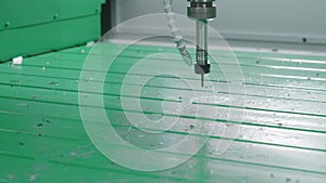 A Metal-Cutting Machine in Action: Precision Production on a Lathe