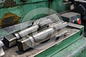Metal cutting tools for turning and milling machines. Large diameter tap for internal threading