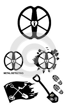 Metal detecting treasure stickers
