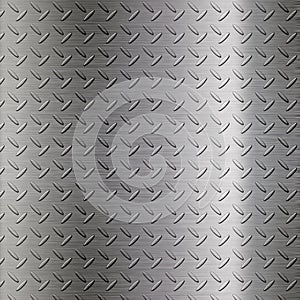 Metal diamond plate background