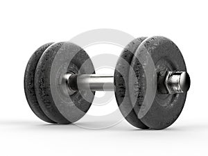 Metal dumbbell