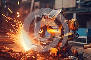 Metal Fabricator: Robot Crafting in Creative Commons Attribution Style