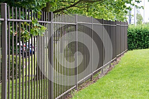 Metal fence photo