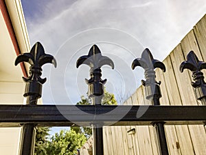 Metal fence tops