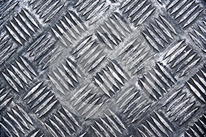 Metal floor plate with diamond pattern,iron texture.