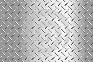 Metal flooring seamless pattern. Steel diamond plate