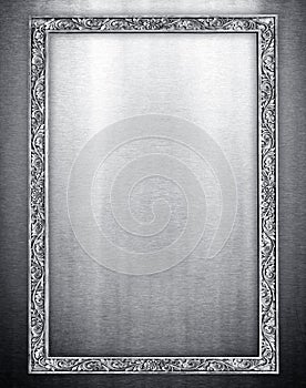 Metal frame background