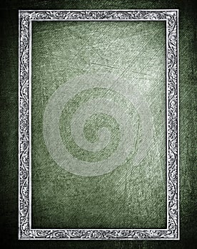 Metal frame background