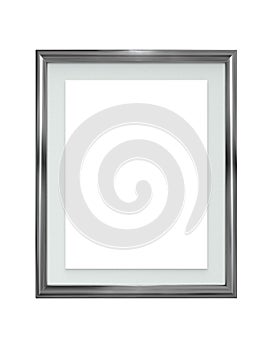 Metal Frame isolated on White