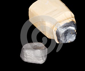 Metal framework crown