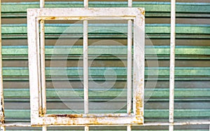 Metal gate door fence texture pattern in Mexico