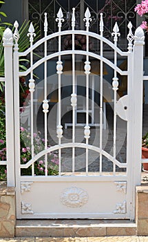 Metal gate of private house