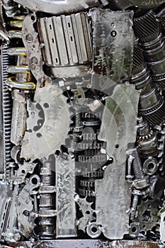 Metal gears background