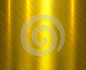Metal gold texture background, brushed metallic golden texture