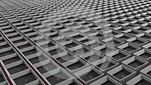 Metal Grating Pattern Industrial Background Texture