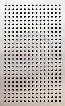 Metal grid or grille background