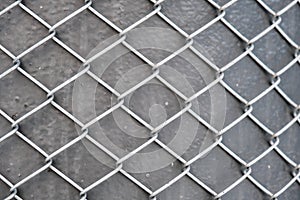 Metal grid pattern and texture background, abstract industrial metallic surface