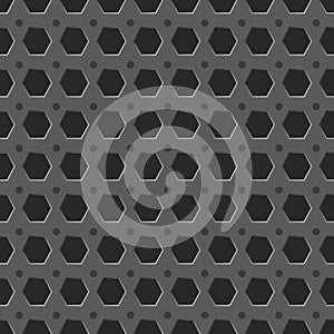Metal grid seamless pattern background