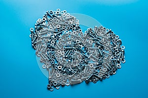 Fastening material. Concept of cold-bloodedness or hard-heartedness