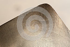 Metal hexagons form the facade of the famous Soumaya Museum, Mexico City photo