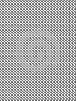 Metal hole perforated grid background