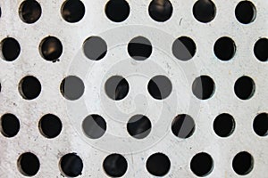 Metal Holes Surface Pattern Industry Texture