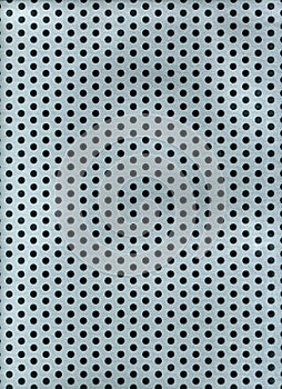 Metal holes texture photo