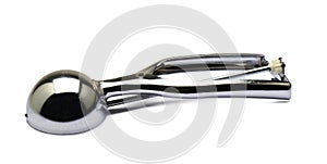 Metal Ice Cream Scooper isolated