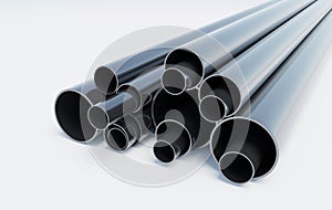 Metal industrial pipes