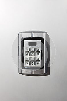 Metal intercom electronic access control door box with numeric keypad