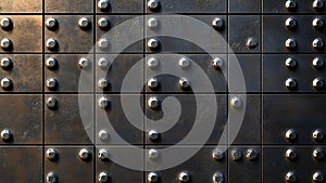 metal iron wall texture background, circle pattern