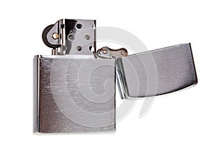 Metal lighter isolated