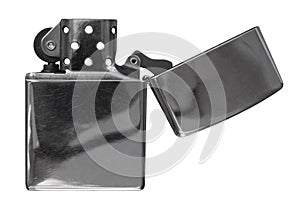 Metal lighter isolated
