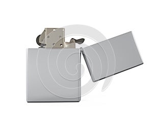 Metal Lighter Isolated