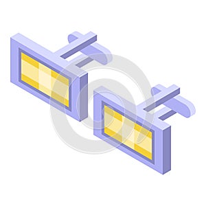 Metal luxury discount icon isometric vector. Hat carat