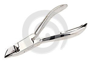 Metal manicure nippers photo