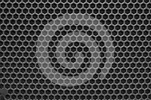 Metal mesh of speaker grill texture