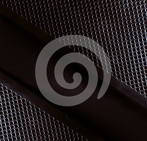 Metal mesh surface background