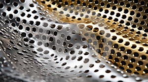 metal mesh texture and pattern design