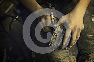 Metal milling machine