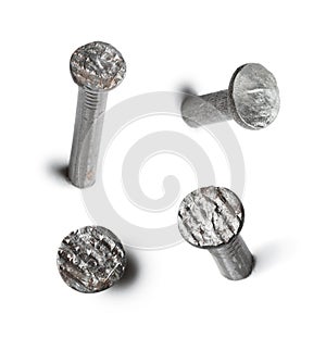 Metal nail head set