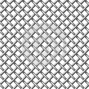 Metal net seamless pattern.