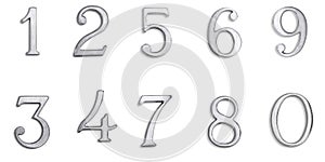 Metal NUMBERS